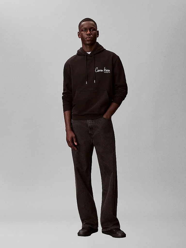 Calvin Klein Jeans Kapuzensweater - Hoodie Schwarz | L